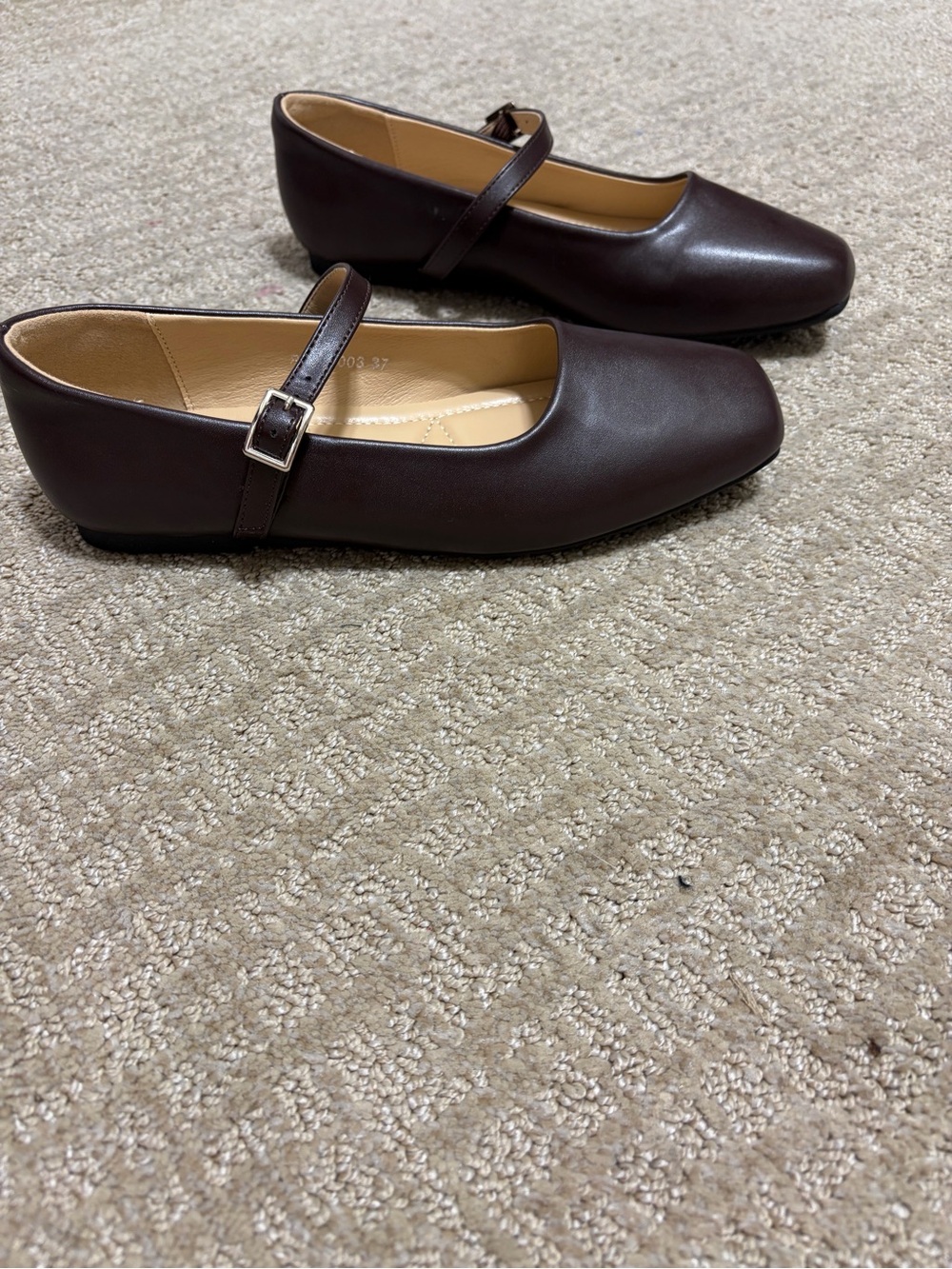 Classic Mary Jane Flats in Dark Brown - Women - Picture 6 of 8